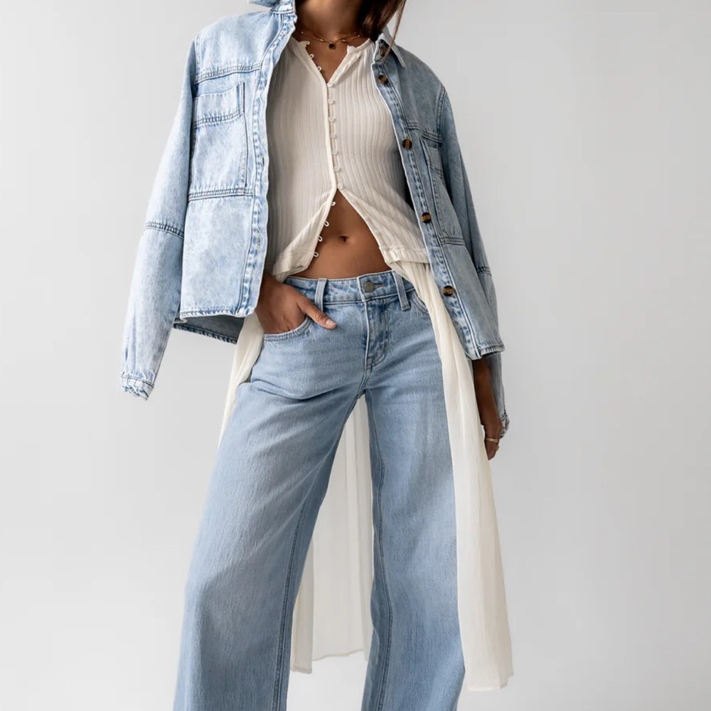 BNWT Bohme Sheer Duster Top